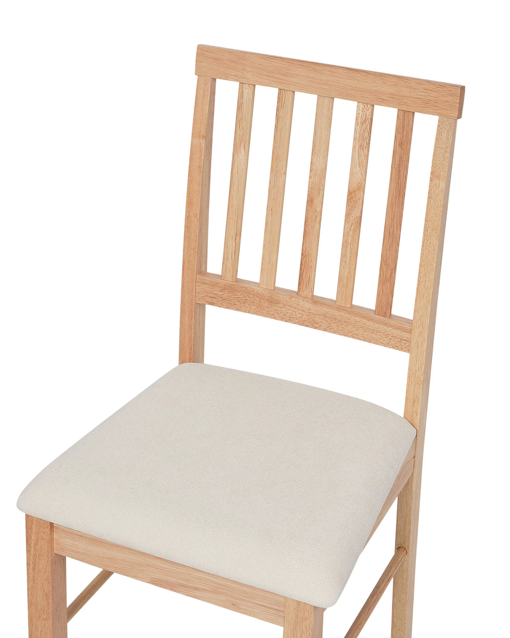 Set of 2 Dining Chairs ORONO Wood Light Brown