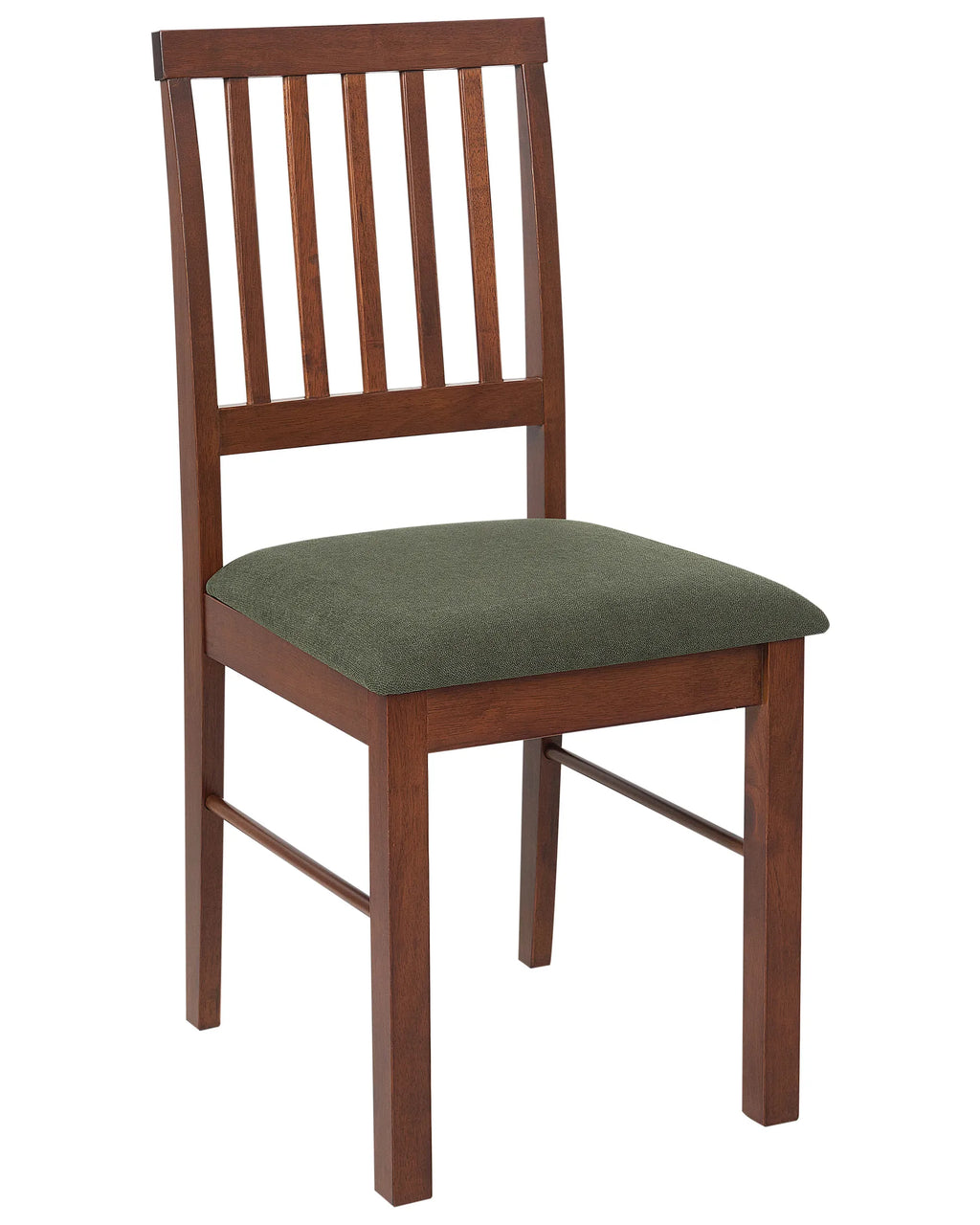 Set of 2 Dining Chairs ORONO Wood Dark Brown