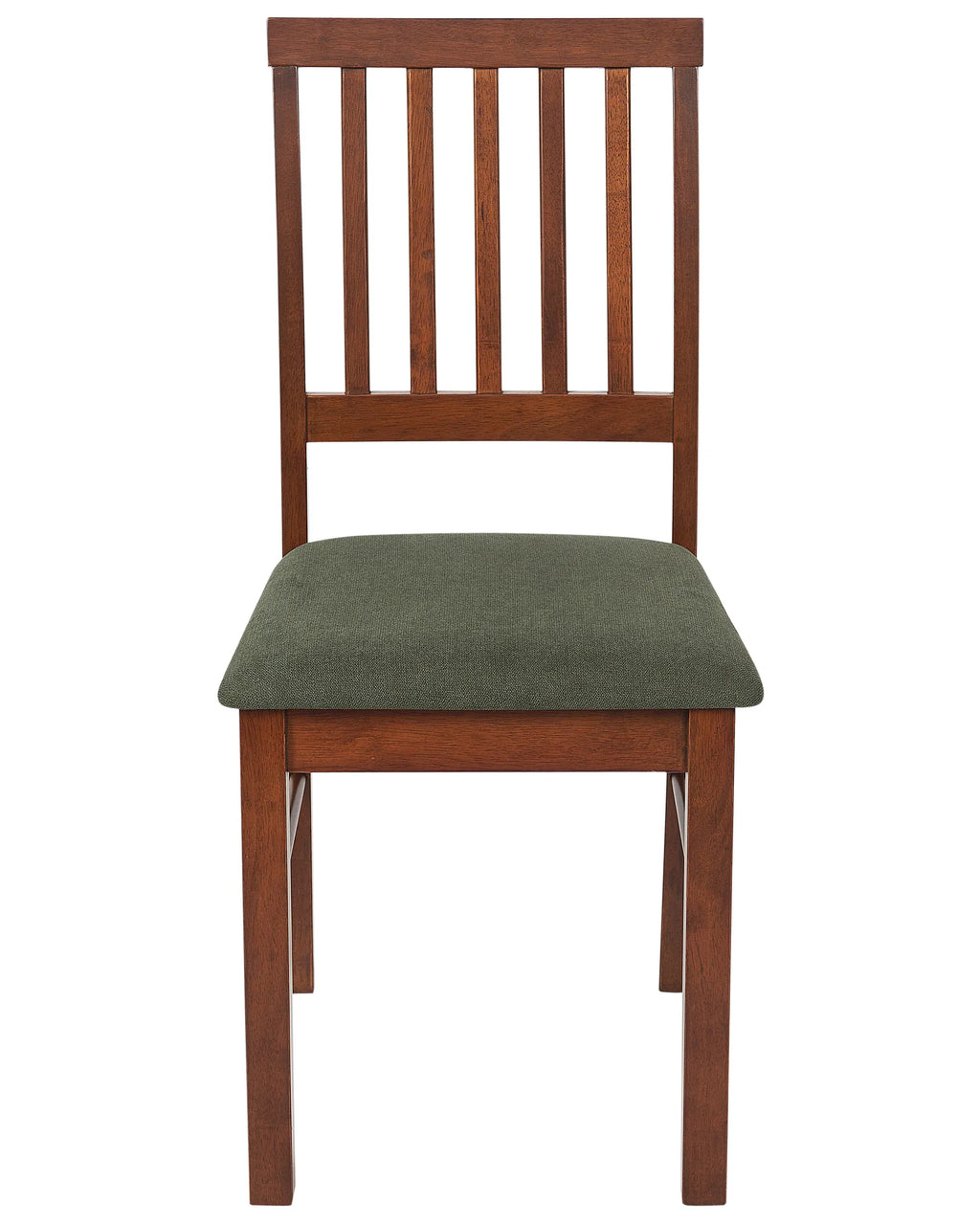 Set of 2 Dining Chairs ORONO Wood Dark Brown