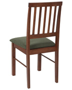 Set of 2 Dining Chairs ORONO Wood Dark Brown