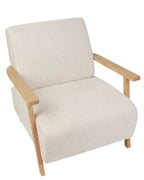 Armchair LESJA Fabric Light Beige