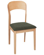 Set of 2 Dining Chairs ALVIN Wood Light Brown