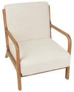 Armchair SKOVDE Fabric Light Beige