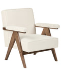 Armchair EVJE Fabric Light Beige