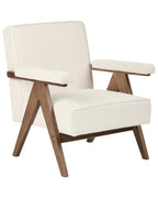Armchair EVJE Fabric Light Beige