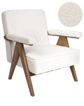 Armchair EVJE Boucle Off-White