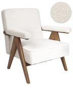 Armchair EVJE Boucle Off-White