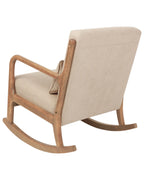 Rocking Chair SKOVDE Fabric Beige