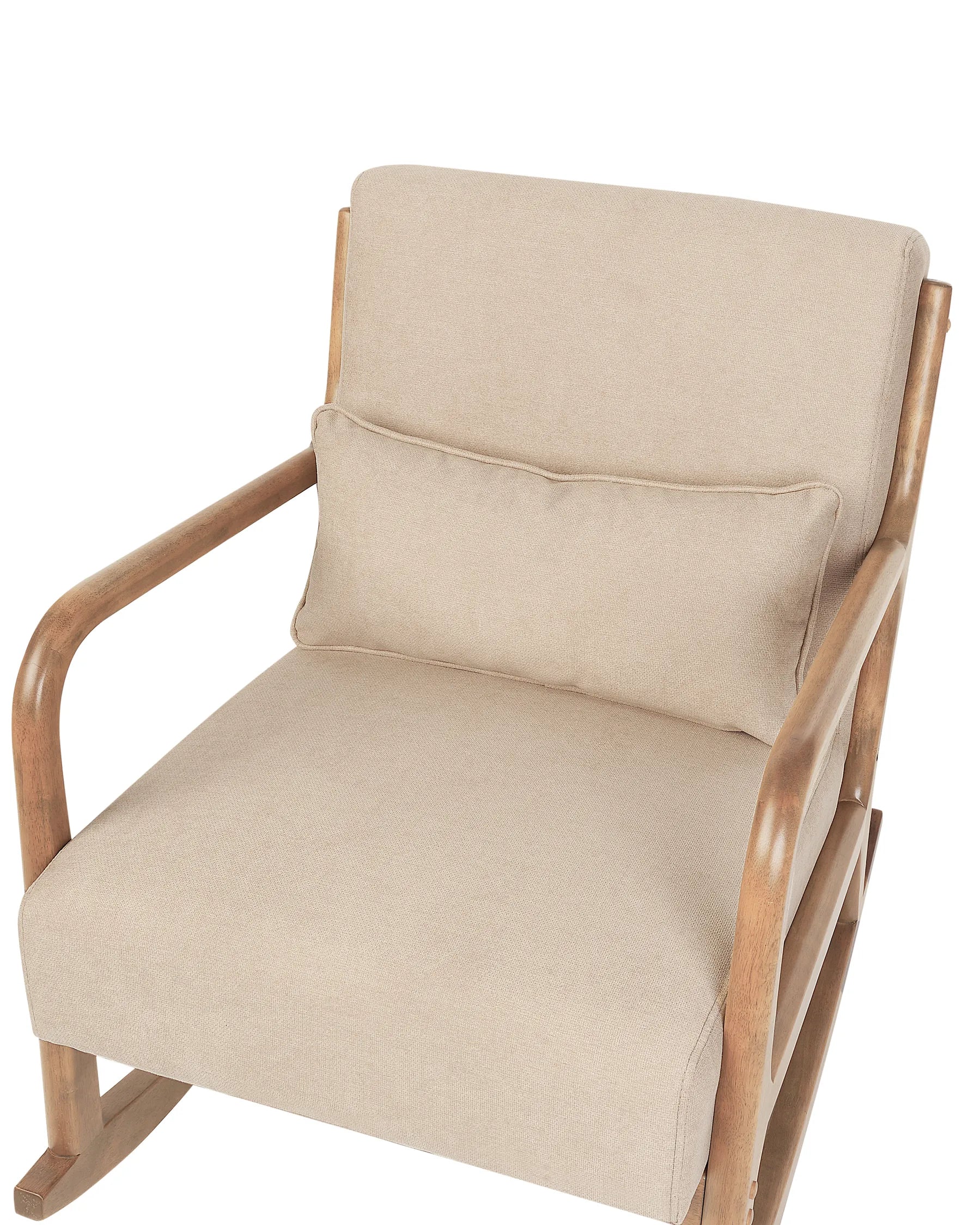 Rocking Chair SKOVDE Fabric Beige
