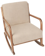 Rocking Chair SKOVDE Fabric Beige
