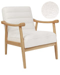 Armchair LEKNES Boucle Off-White