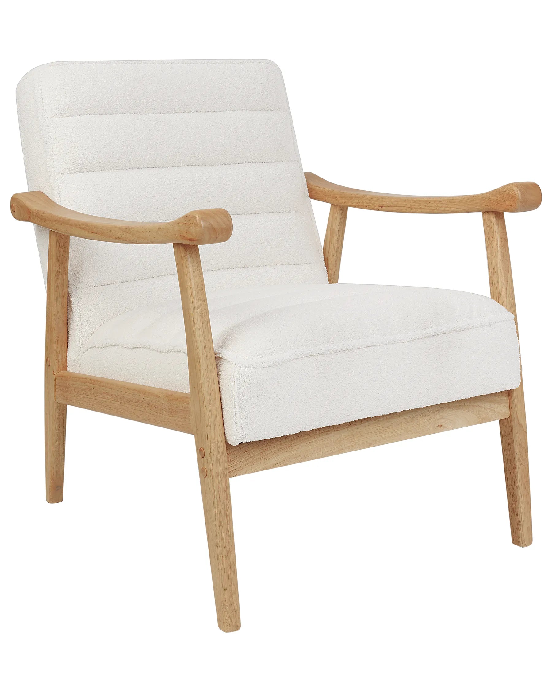 Armchair LEKNES Boucle Off-White