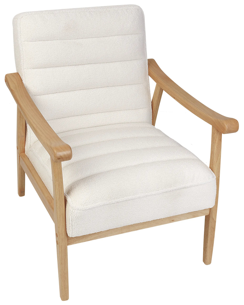 Armchair LEKNES Boucle Off-White
