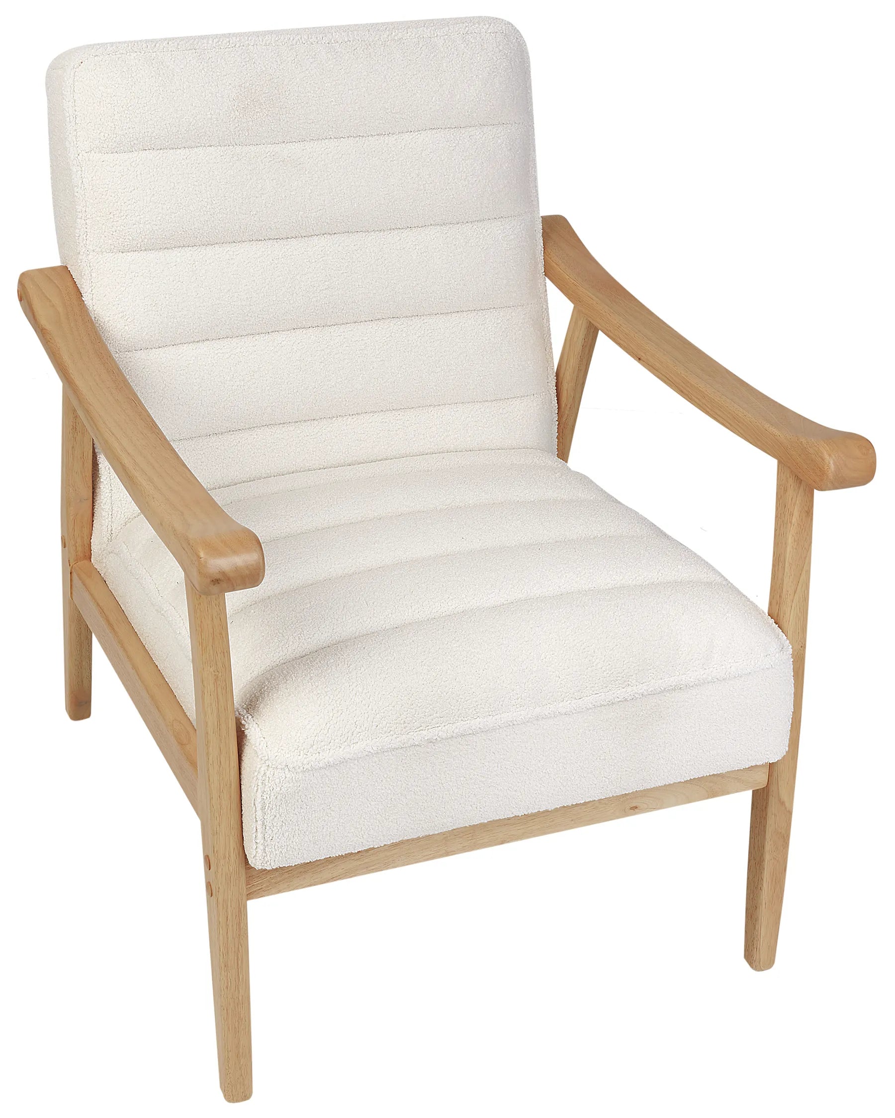 Armchair LEKNES Boucle Off-White