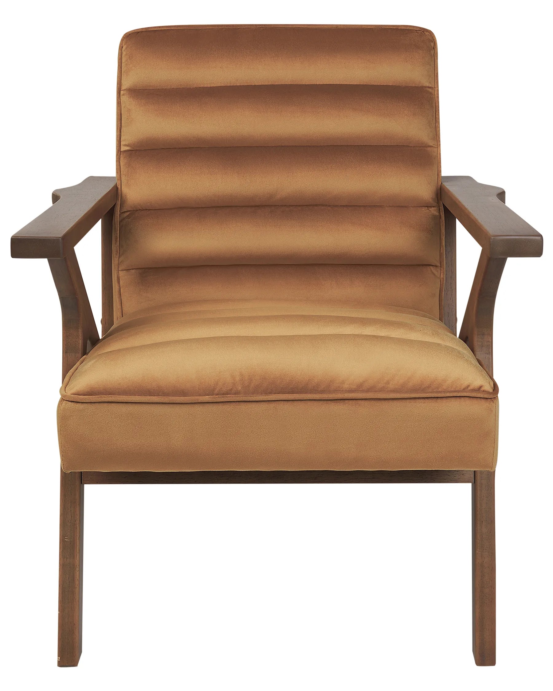 Armchair KISA Velvet Brown