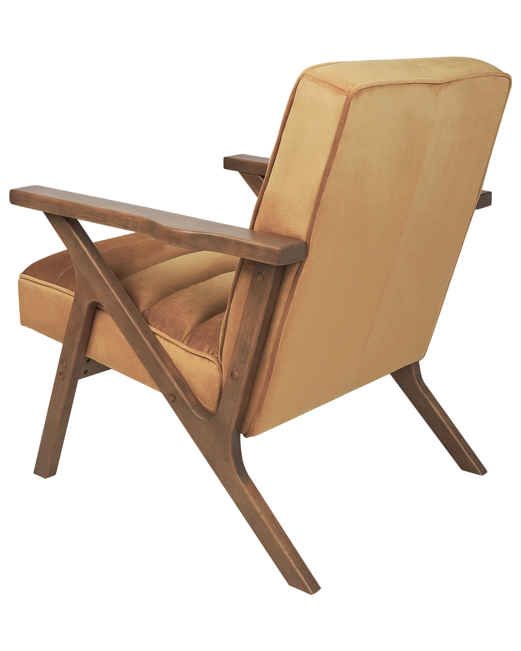 Armchair KISA Velvet Brown