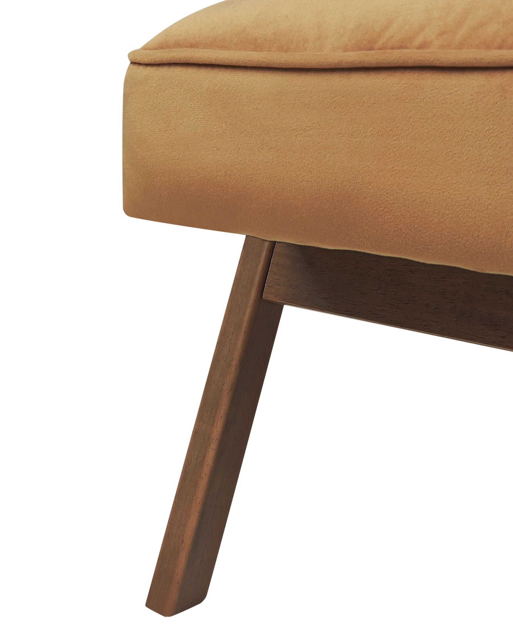 Armchair KISA Velvet Brown