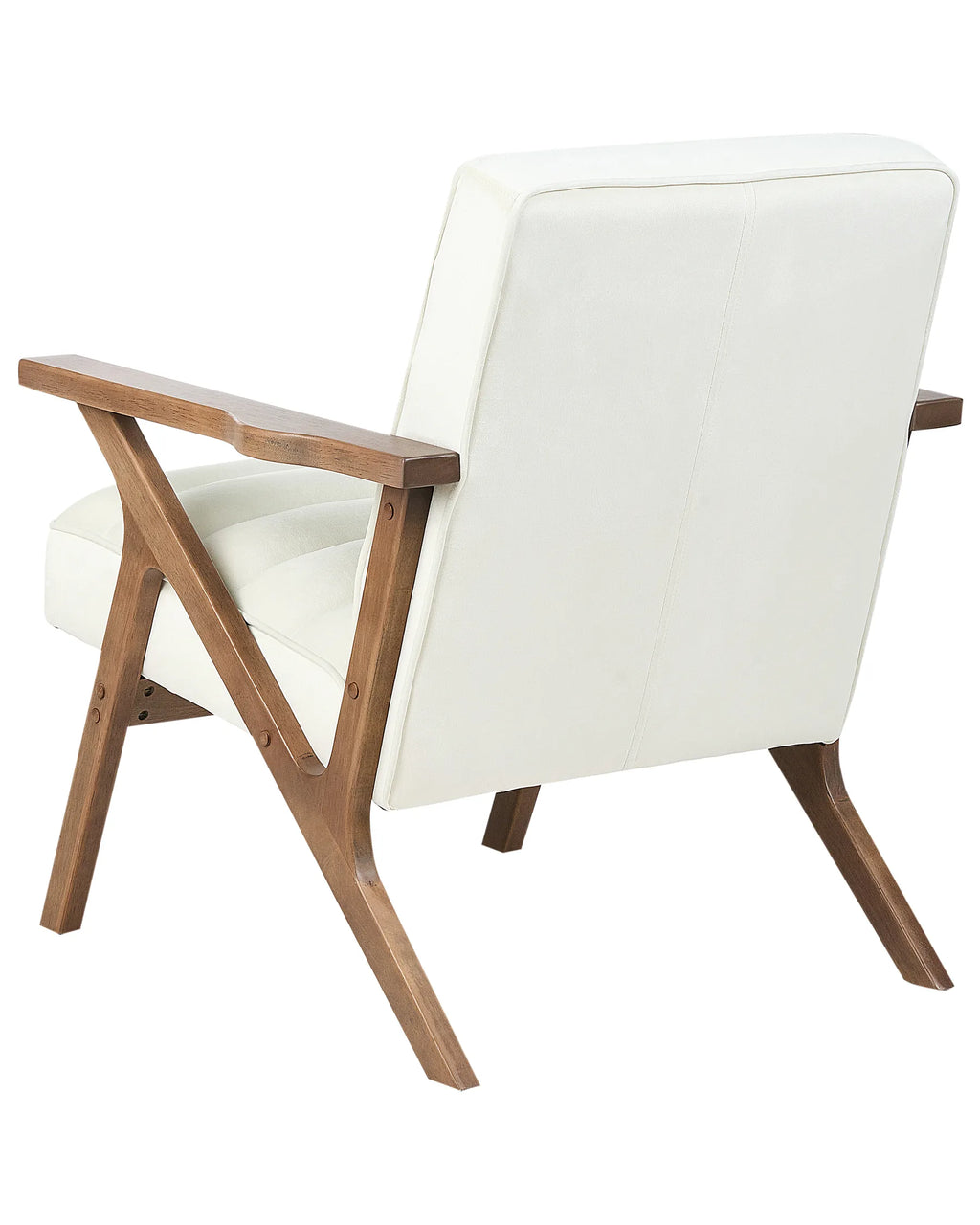 Armchair KISA Velvet Off-White