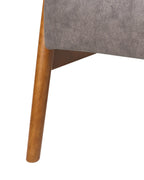 Armchair SKARA Faux Leather Dark Brown