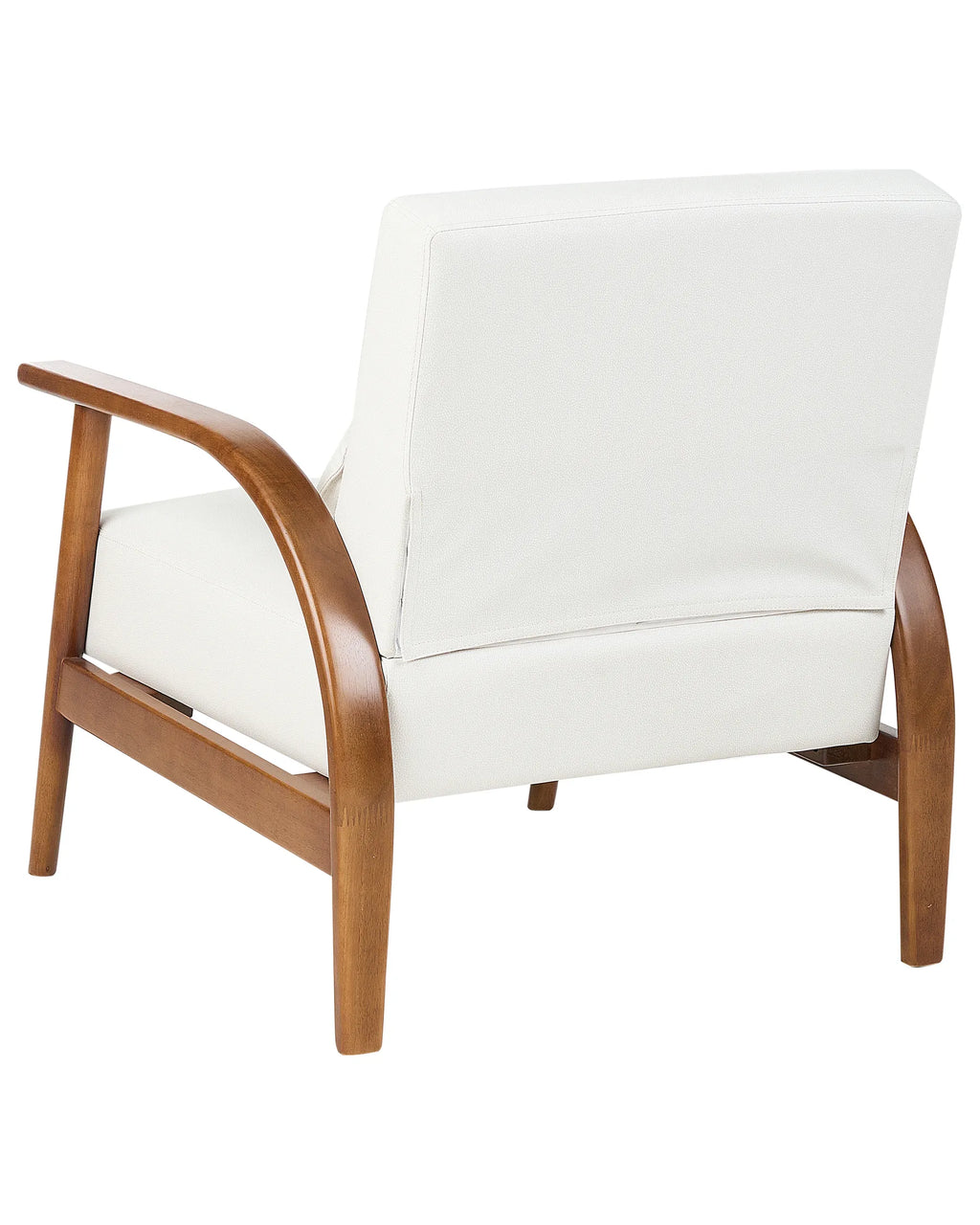 Armchair SKARA Faux Leather Off-White