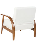 Armchair SKARA Faux Leather Off-White