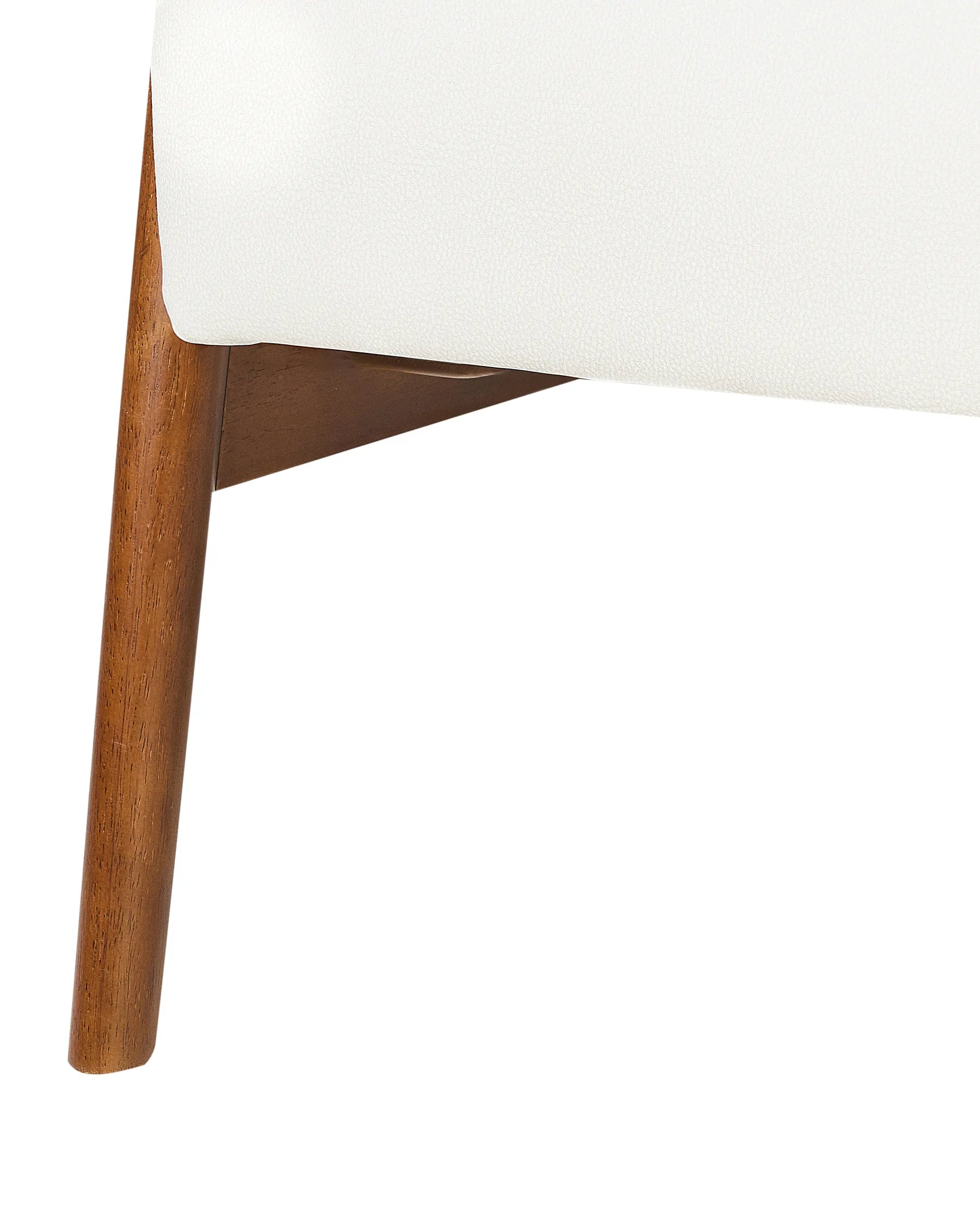 Armchair SKARA Faux Leather Off-White