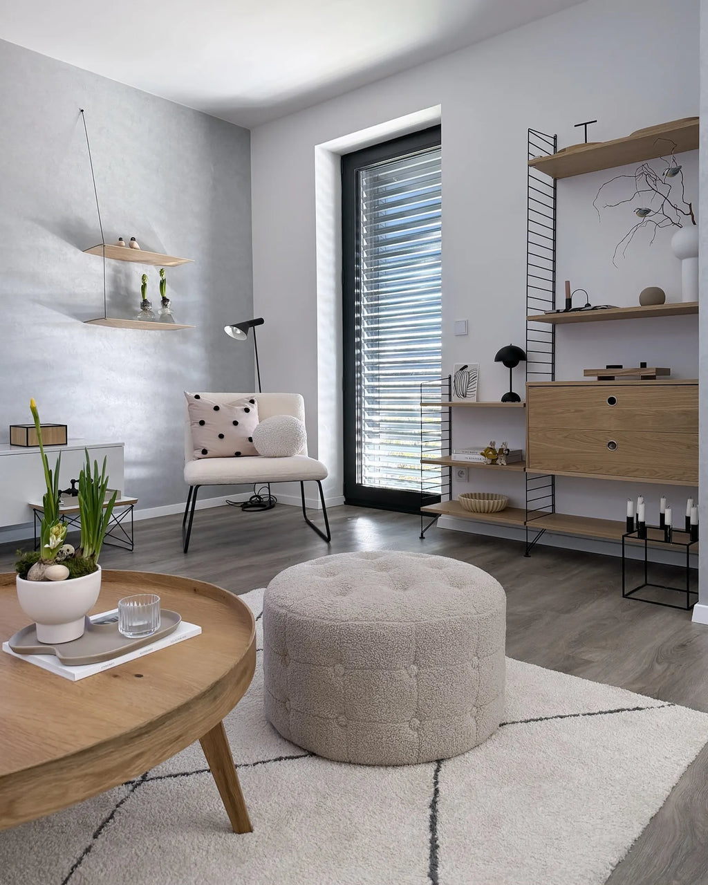 Armchair COTULLA Boucle White