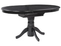 Extending Dining Table AKRON Black 106/150 cm 106 cm