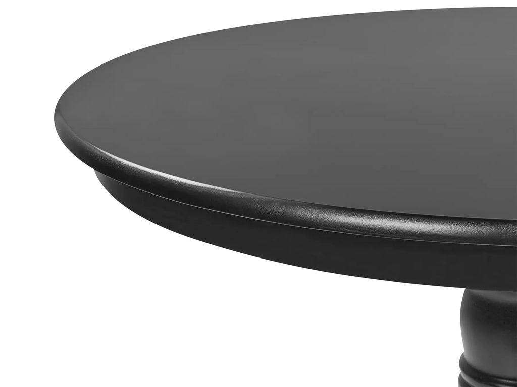 Extending Dining Table AKRON Black 106/150 cm 106 cm
