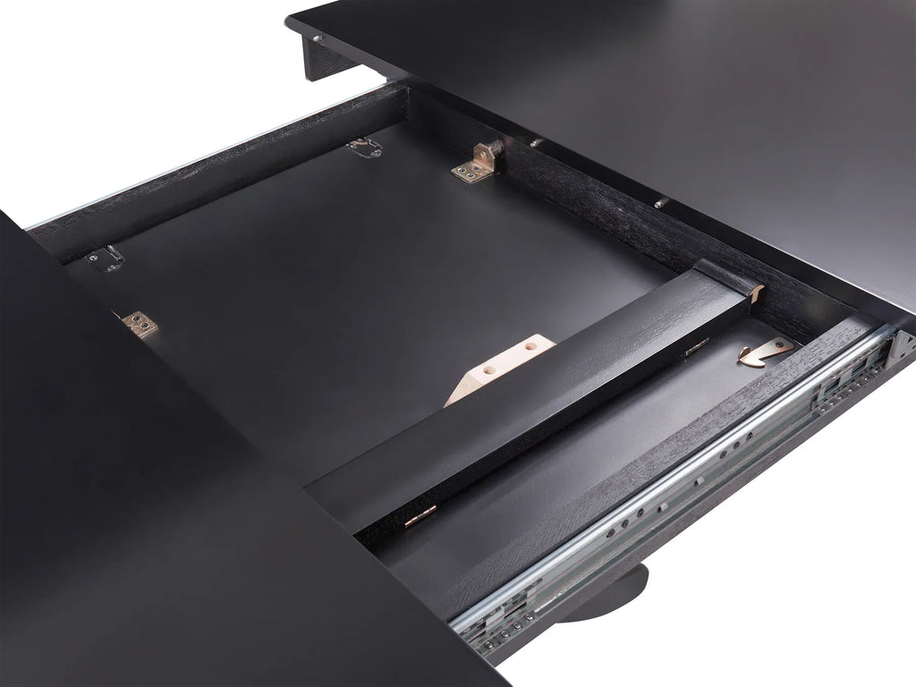 Extending Dining Table AKRON Black 106/150 cm 106 cm