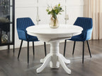 Extending Dining Table AKRON White 106/150 cm 106 cm