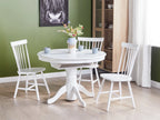 Extending Dining Table AKRON White 106/150 cm 106 cm