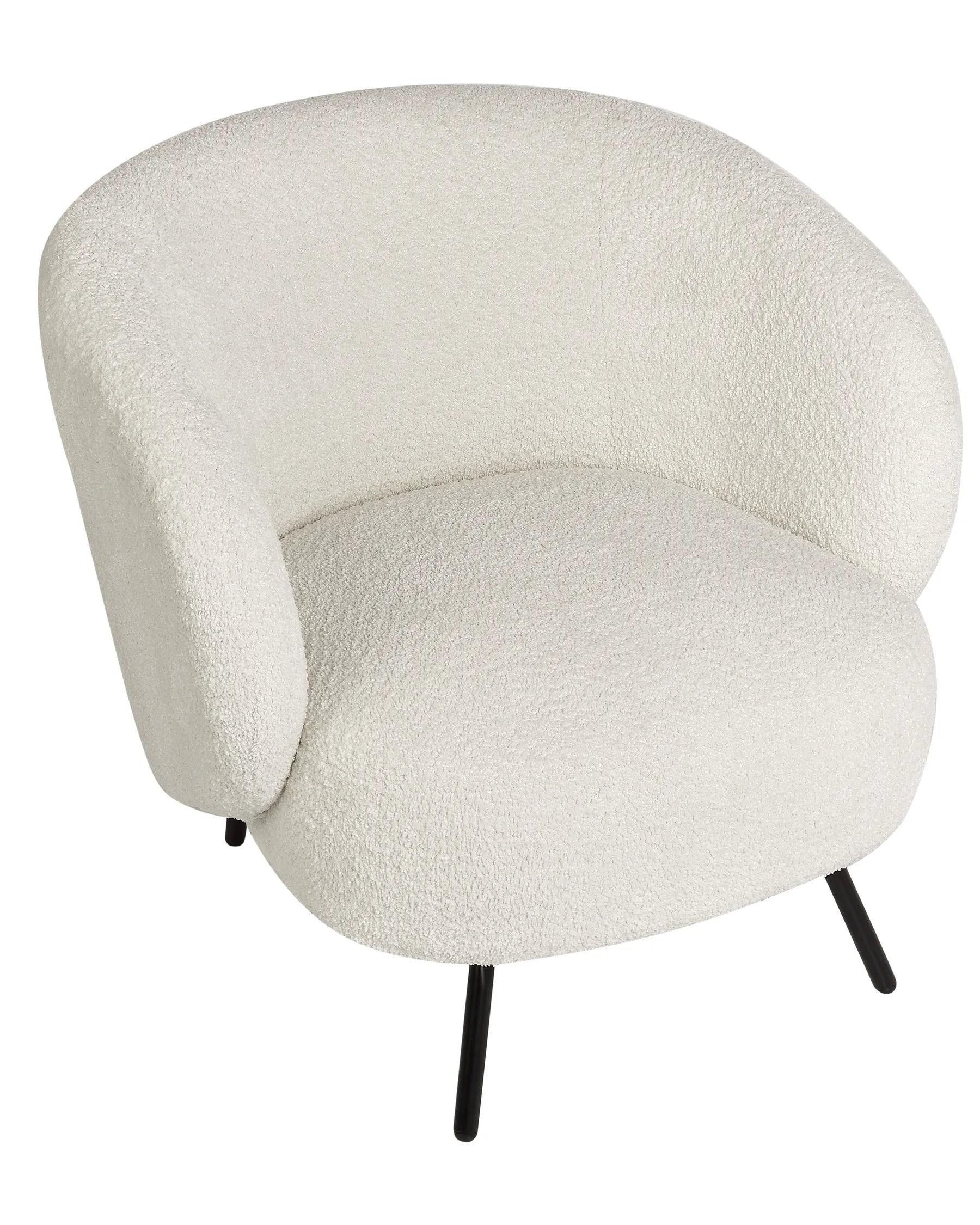 Armchair MAKELA Boucle Off-White