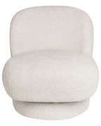 Swivel Armchair AYLO Boucle Off-White