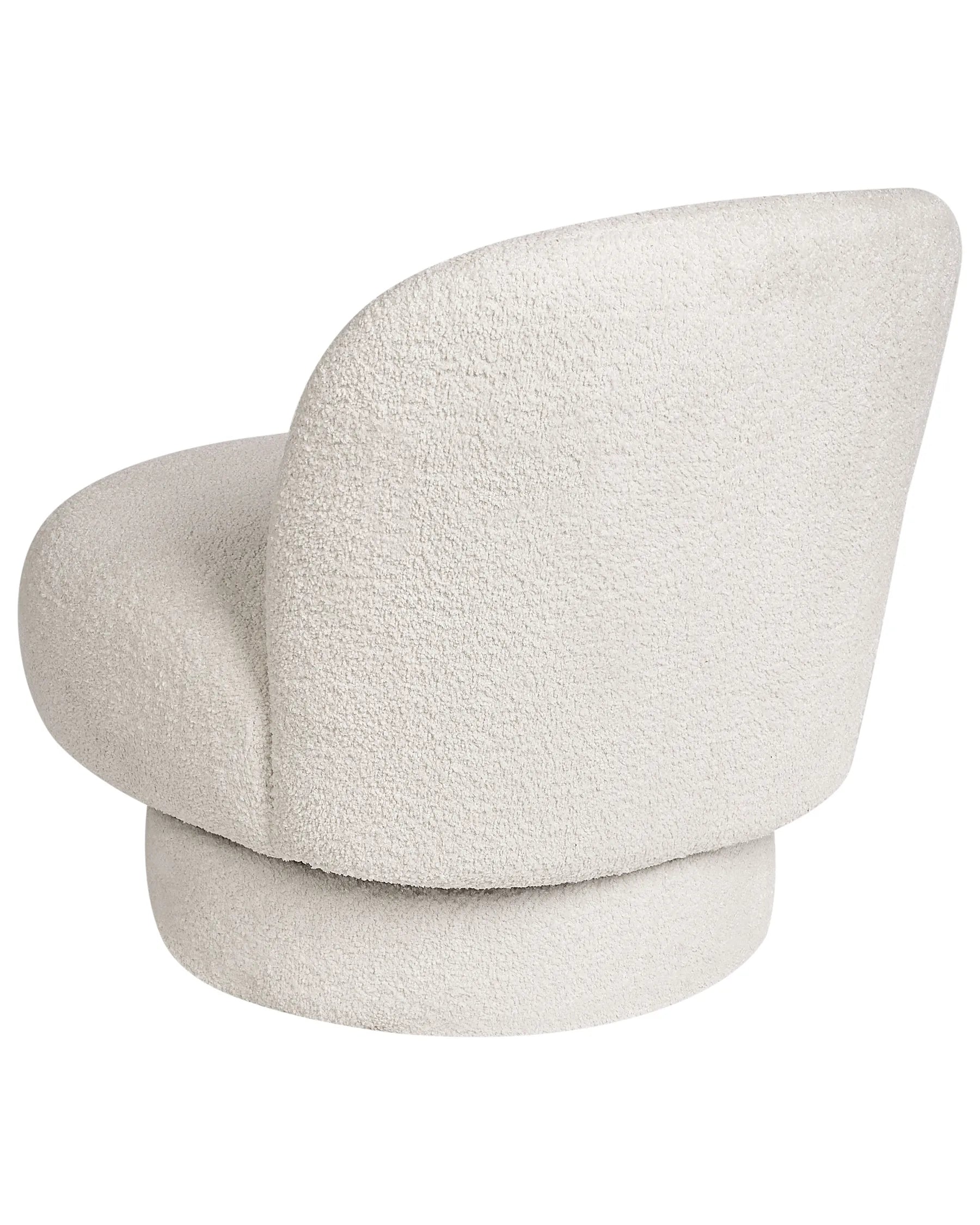 Swivel Armchair AYLO Boucle Off-White