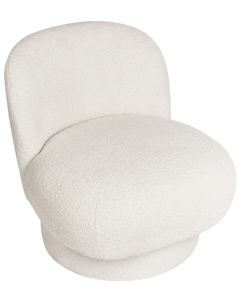 Swivel Armchair AYLO Boucle Off-White