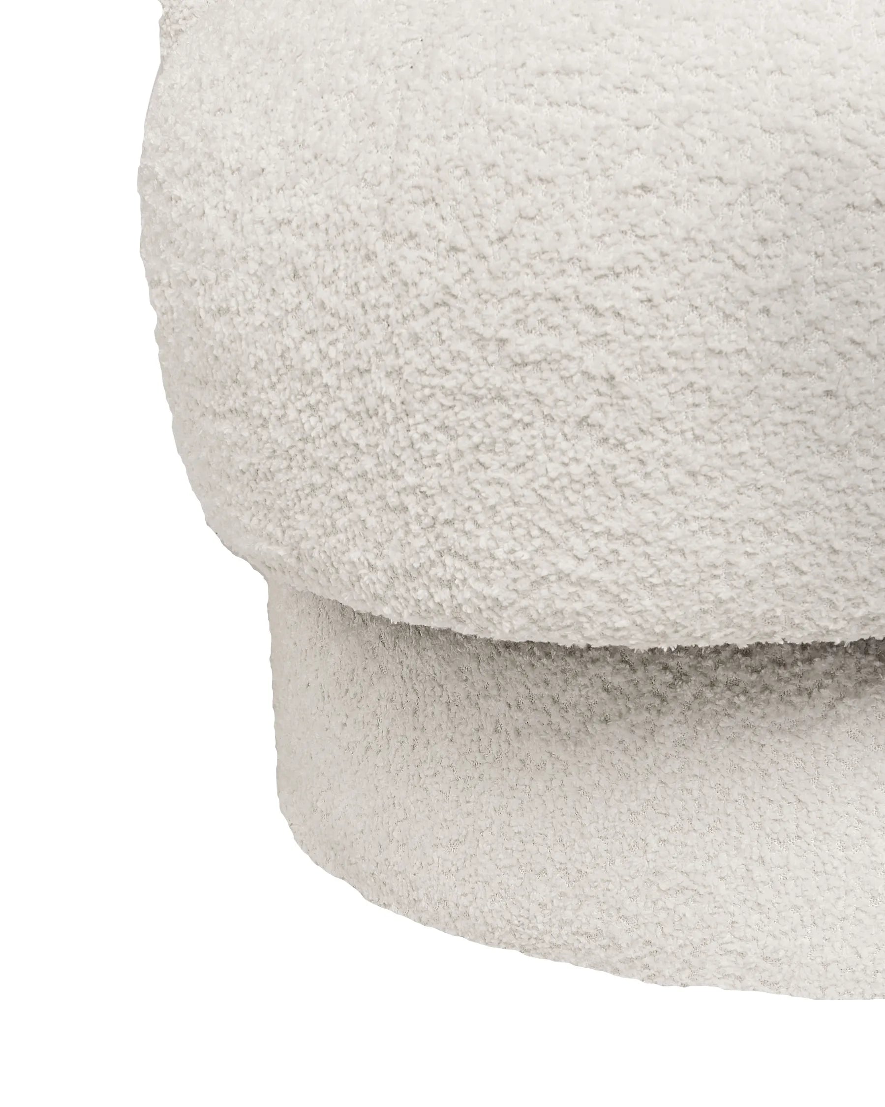 Swivel Armchair AYLO Boucle Off-White