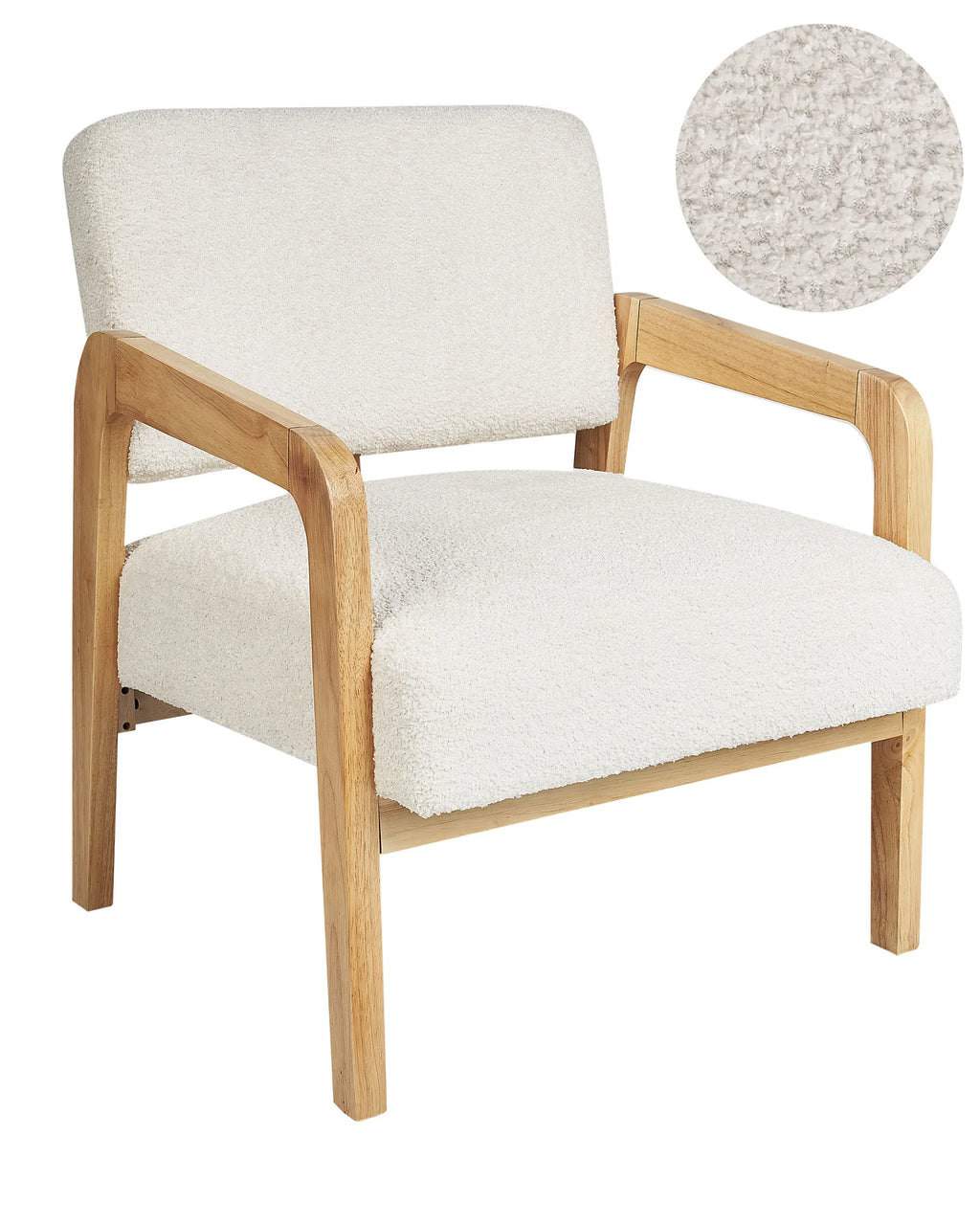 Armchair HJO Boucle Off-White
