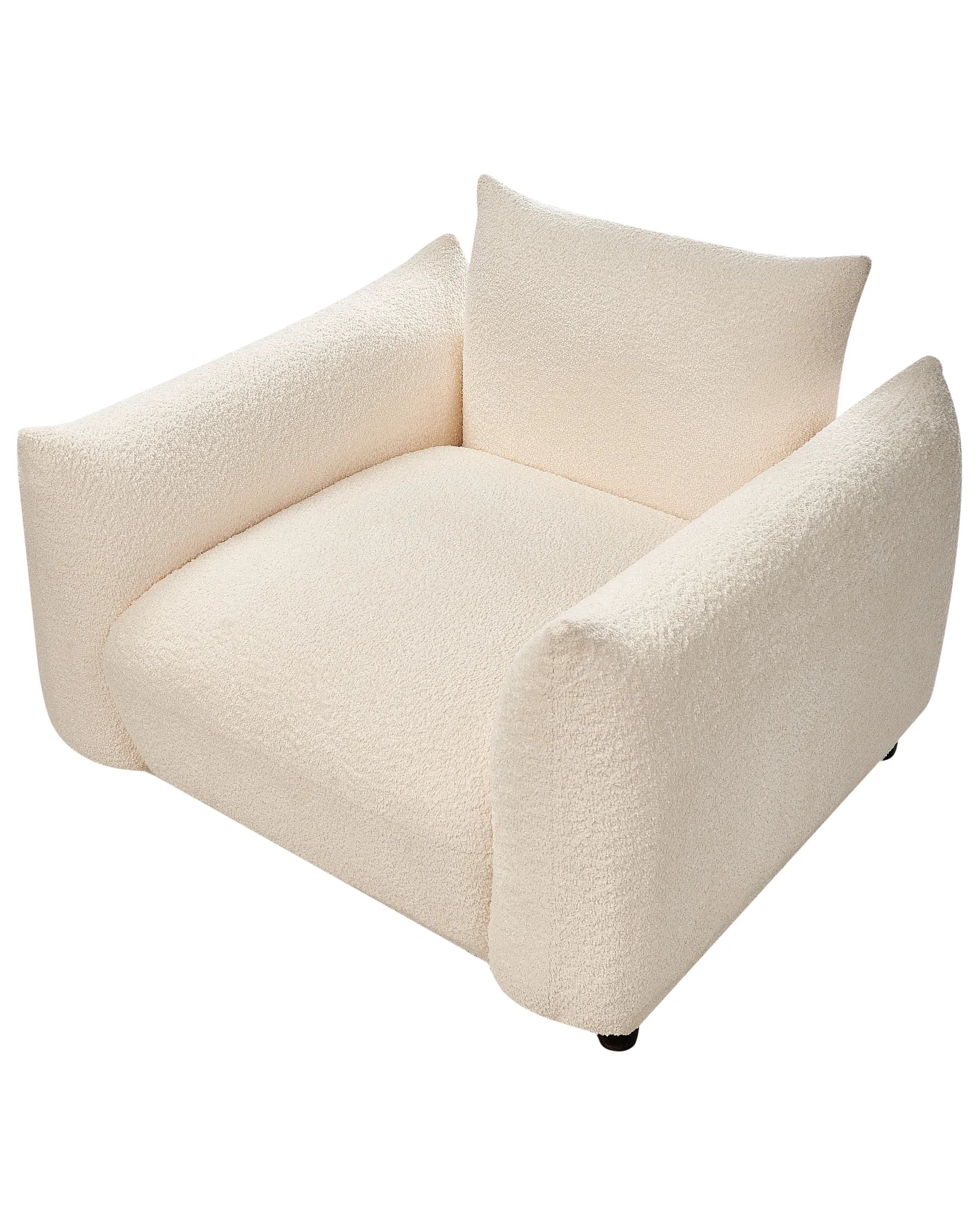 Armchair JAMSA Boucle Off-White