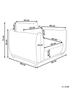 Armchair JAMSA Boucle Off-White