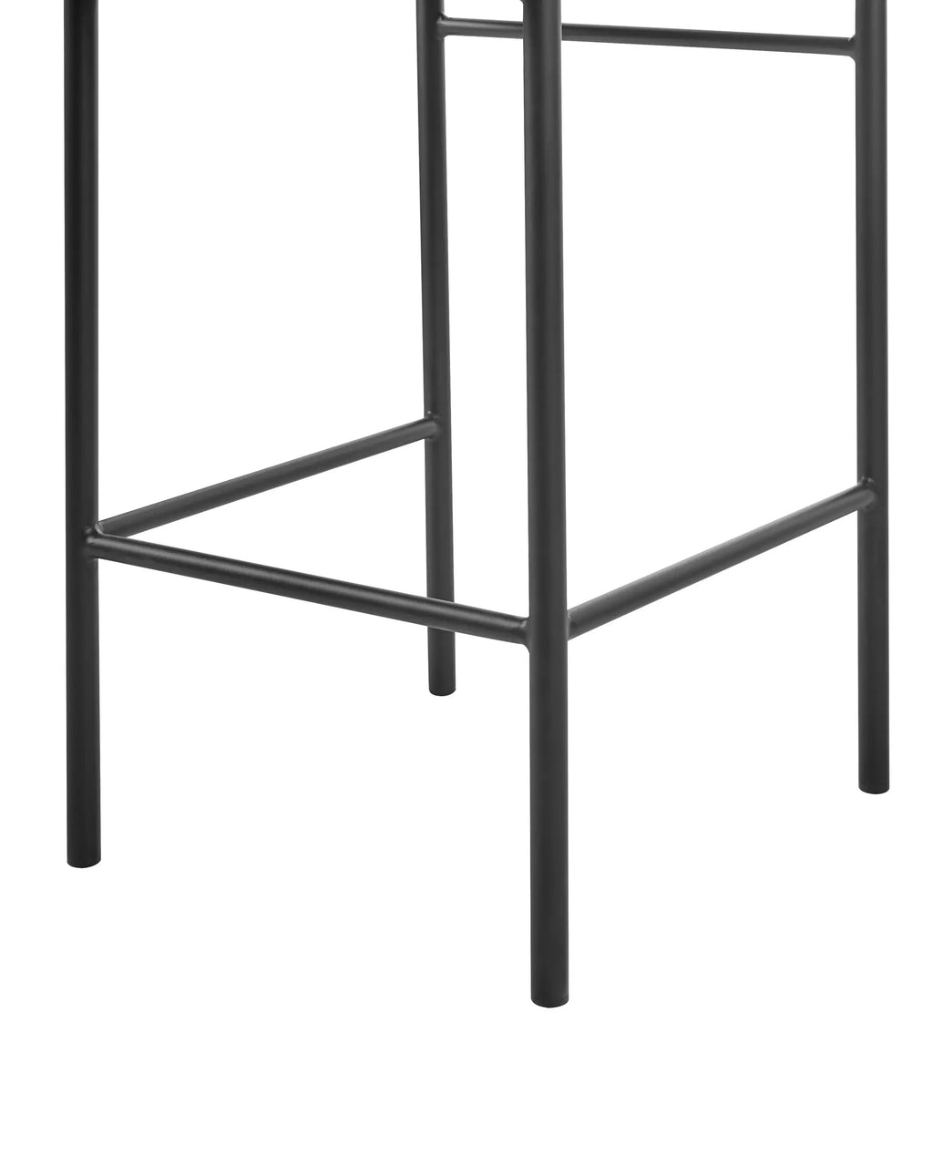 Set of 2 Bar Chairs AMAYA Boucle Grey