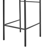 Set of 2 Bar Chairs AMAYA Boucle Grey
