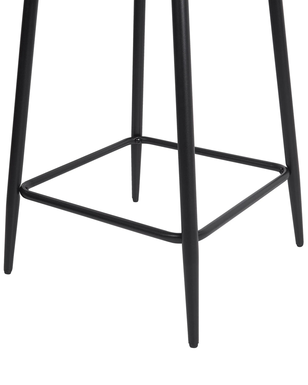 Set of 2 Bar Chairs DUBROVNIK Boucle Light Beige