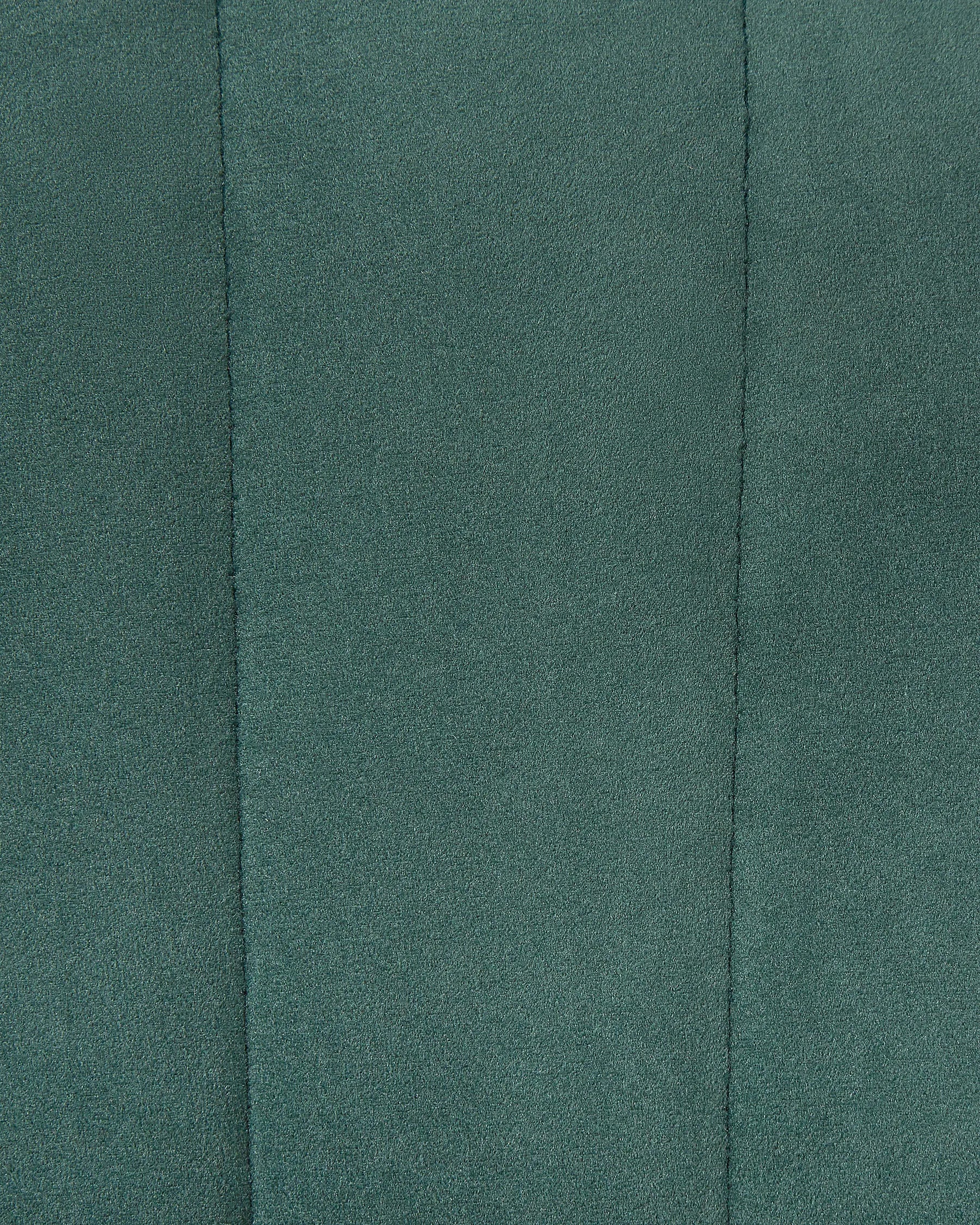 Set of 2 Bar Chairs DUBROVNIK Velvet Emerald Green