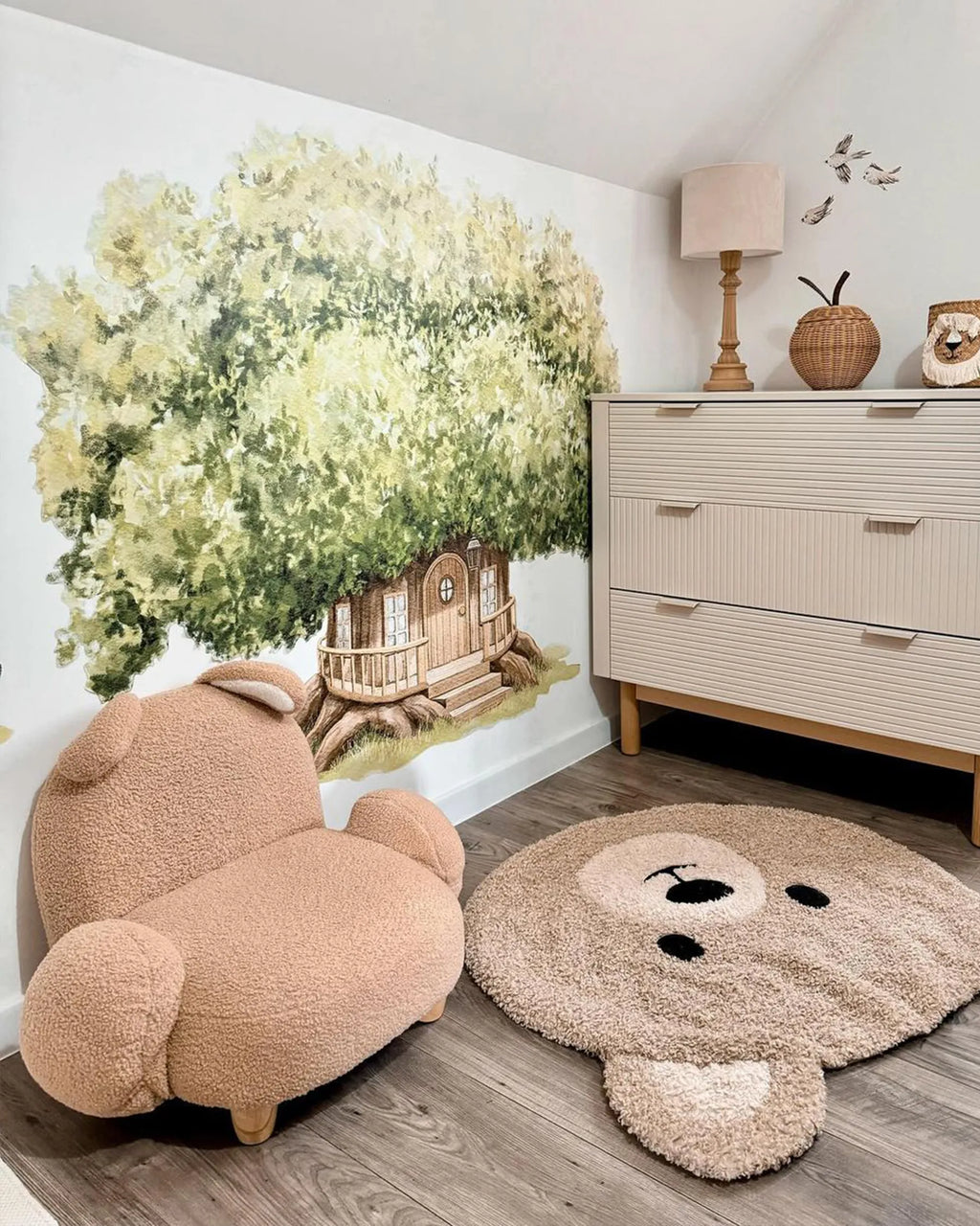 Kids Armchair Rabbit KANNA Boucle Beige