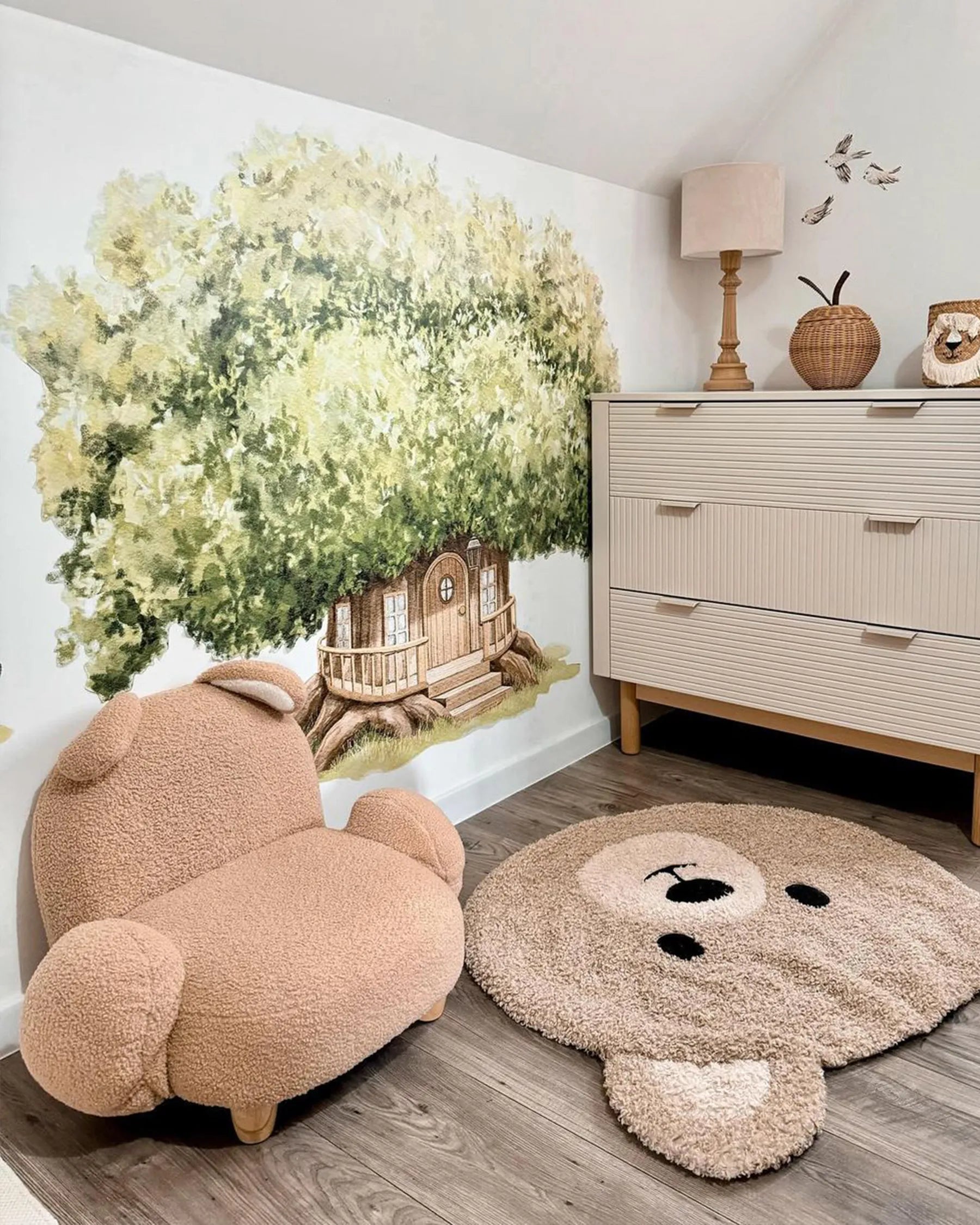 Kids Armchair Rabbit KANNA Boucle Beige