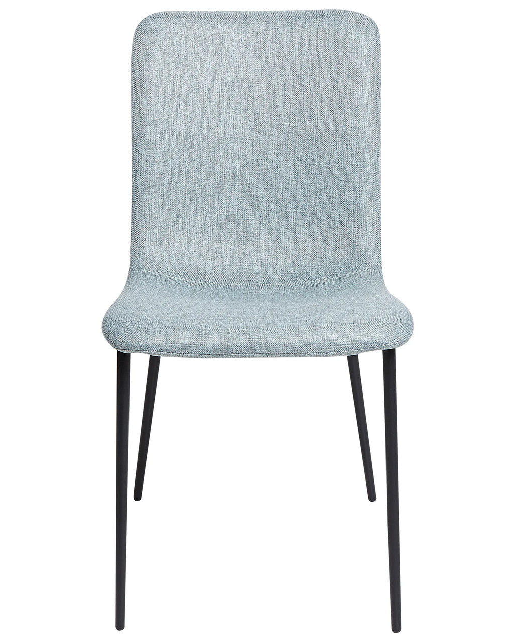 Set of 4 Dining Chairs GLENDIVE Fabric Light Blue