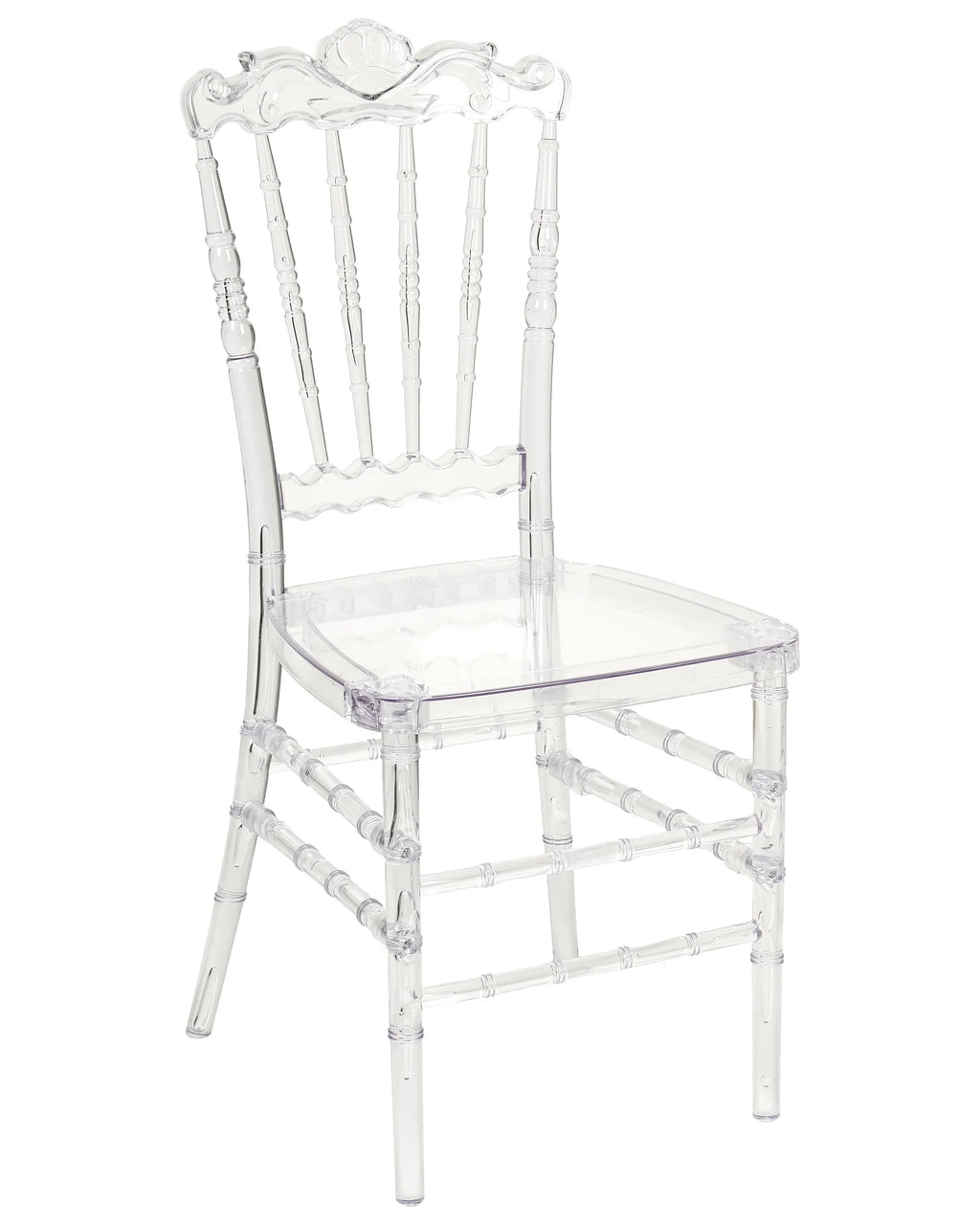 Set of 2 Dining Chairs MENDON Transparent