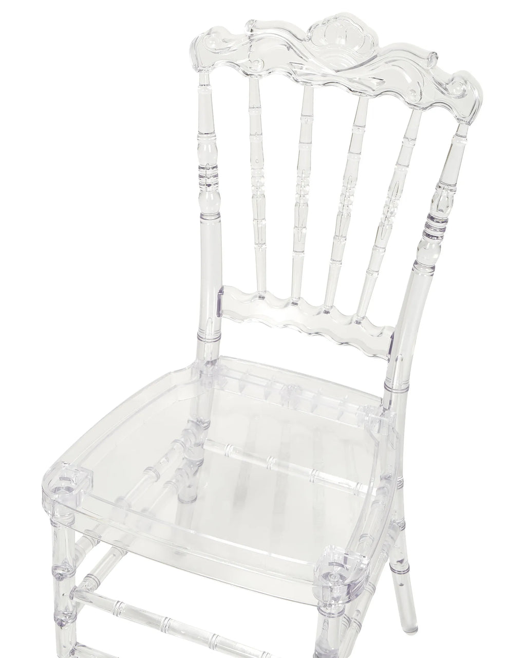 Set of 2 Dining Chairs MENDON Transparent