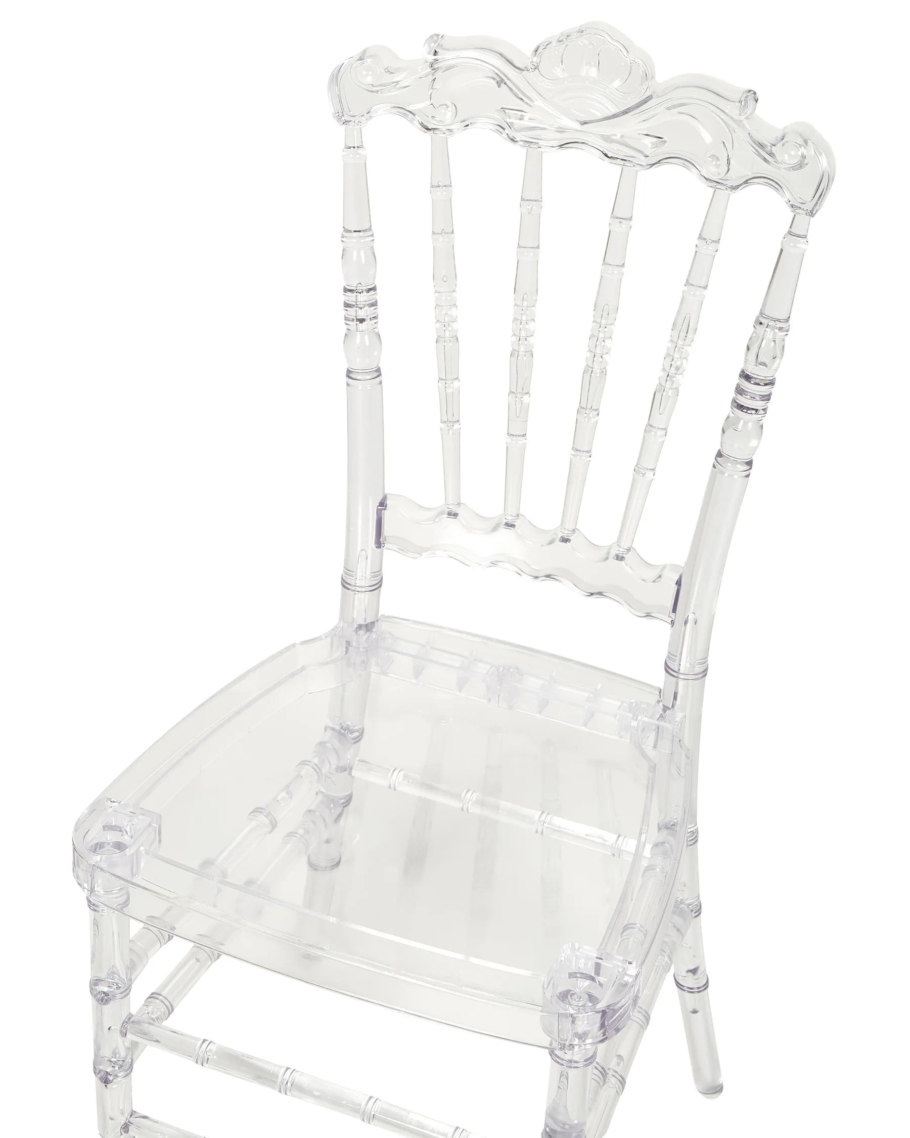 Set of 2 Dining Chairs MENDON Transparent